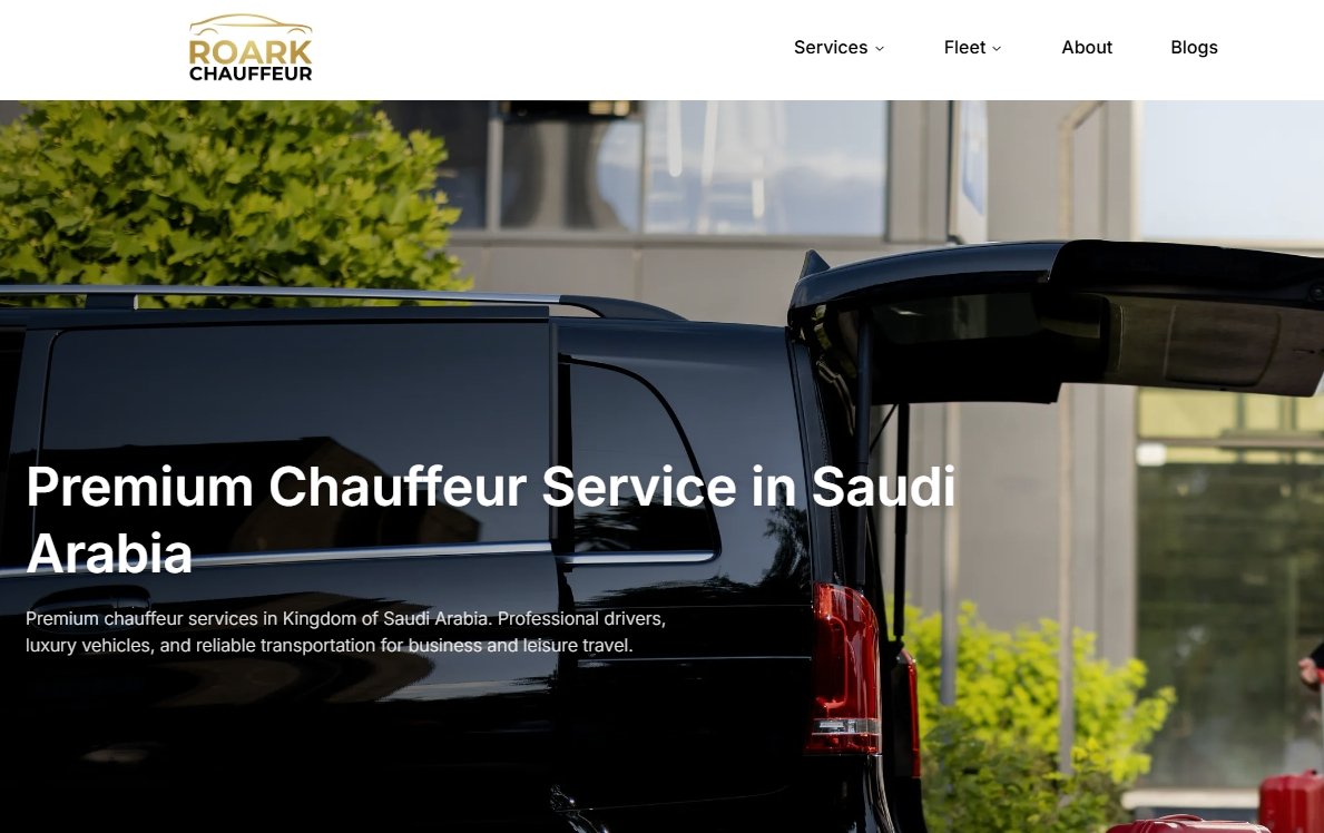 Roark Top 10 Chauffeur Services in Riyadh