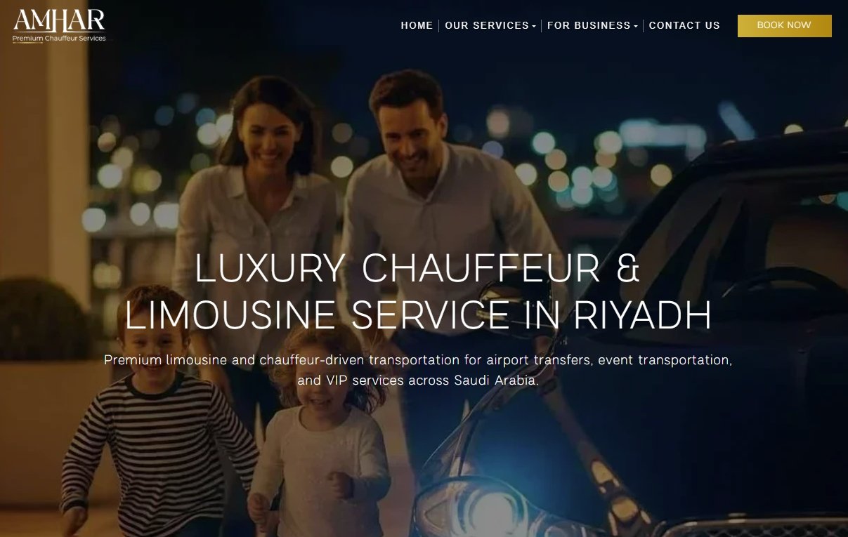 AMHAR Top 10 Chauffeur Services in Riyadh
